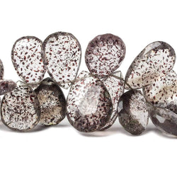 13x9-21x12mm Lepidocrosite Faceted Pear Beads 8 ich 41 pieces AAA (ONLINE ORDER ONLY)