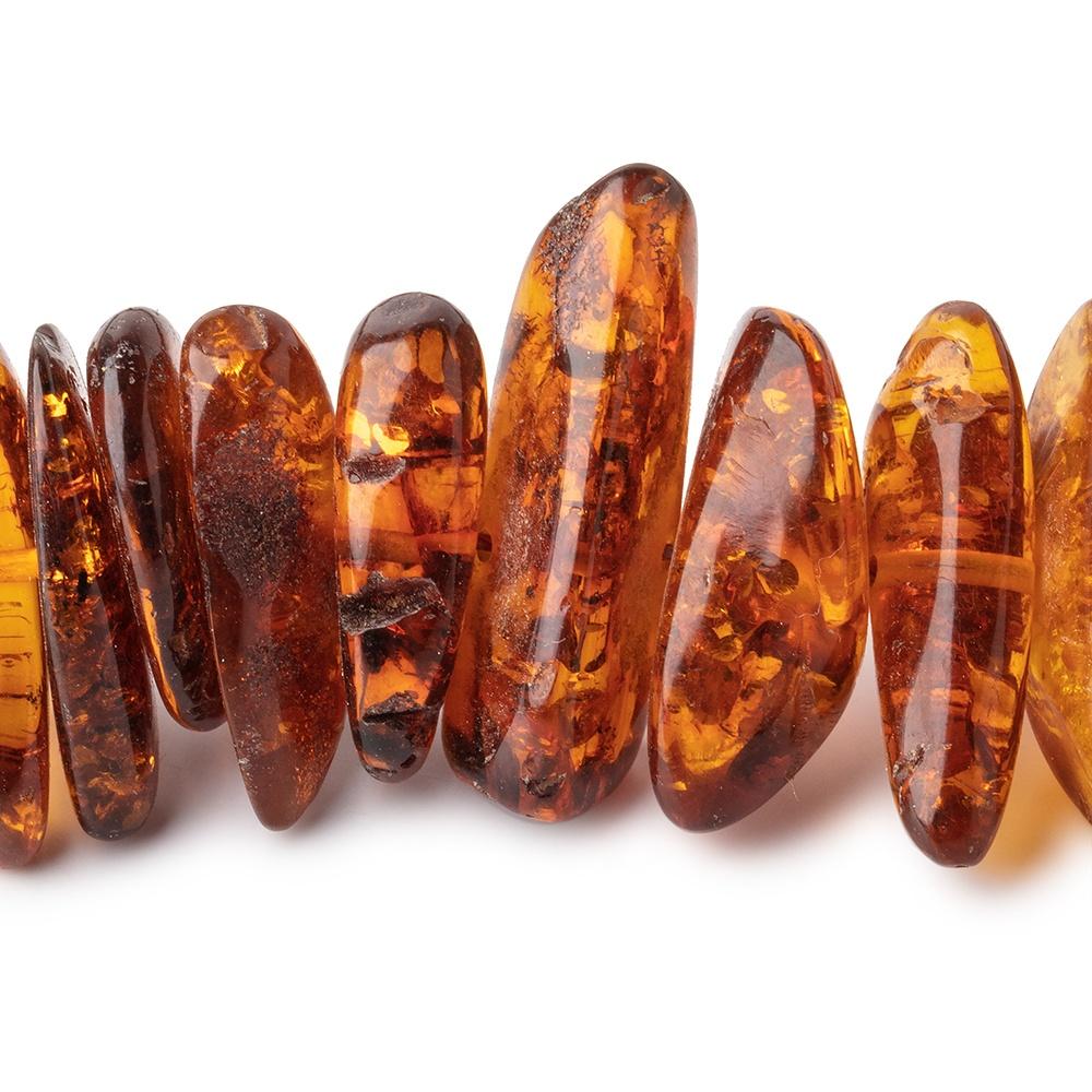 13x9-30x10mm Baltic Amber Plain Nugget Beads 24 inch 96 pieces (ONLINE ORDER ONLY)