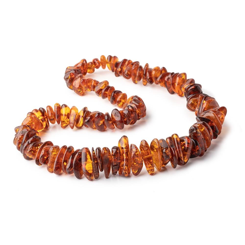 13x9-30x10mm Baltic Amber Plain Nugget Beads 24 inch 96 pieces (ONLINE ORDER ONLY)