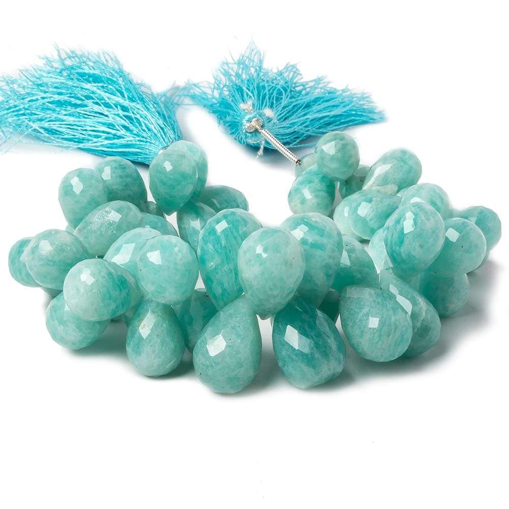 13x9mm - 20x13mm Amazonite Faceted Tear Drop Beads 7 inch 46 pieces AA (ONLINE ORDER ONLY)
