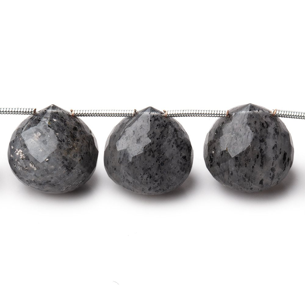 14-15mm Celestial Quartz Faceted Candy Kiss Beads 7 inch 11 pieces (ONLINE ORDER ONLY)