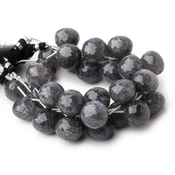 14-15mm Celestial Quartz Faceted Candy Kiss Beads 7 inch 11 pieces (ONLINE ORDER ONLY)