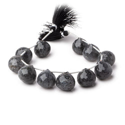 14-15mm Celestial Quartz Faceted Candy Kiss Beads 7 inch 11 pieces (ONLINE ORDER ONLY)