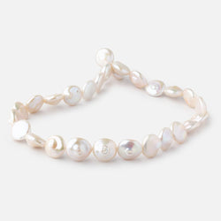 14-15mm Creamy White Coin Freshwater Pearls 16 inch 27 pieces (ONLINE ORDER ONLY)