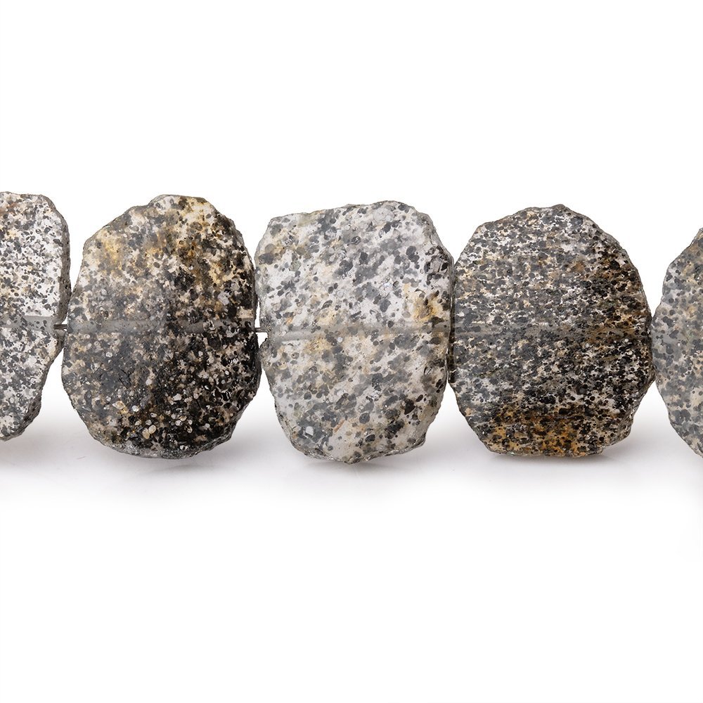 14-16mm Celestial Quartz Side Drill Slice Beads 7.5 inch 16 pieces (ONLINE ORDER ONLY)