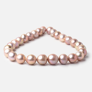 14-16mm Golden Pink Baroque Freshwater Pearls 15.75 inch 27 Beads (ONLINE ORDER ONLY)
