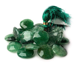 14-16mm Green Aventurine Faceted Heart Beads 5 inch 21 pieces (ONLINE ORDER ONLY)