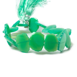 14-16mm Green Onyx Plain Free Form Beads 8 inch 15 pieces (ONLINE ORDER ONLY)