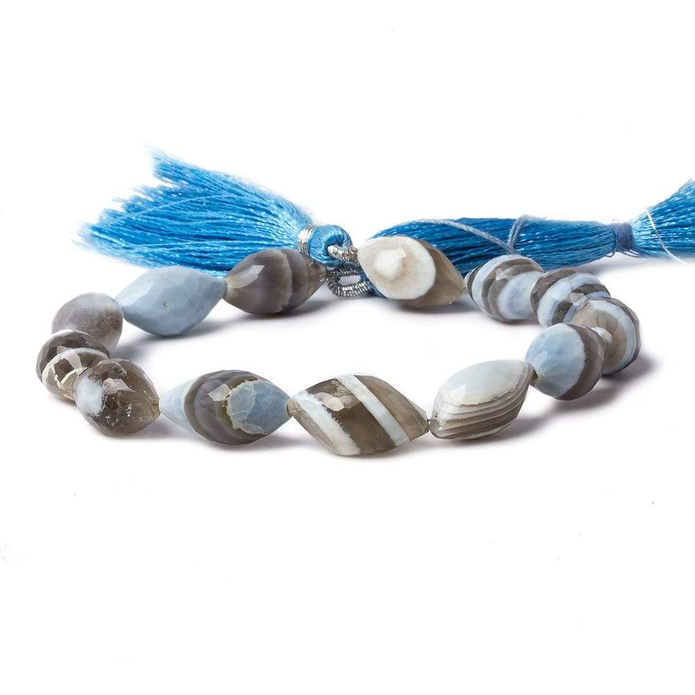 14-16mm Owyhee Denim Blue Opal Faceted Marquise Beads 8 inch 13 pcs (ONLINE ORDER ONLY)