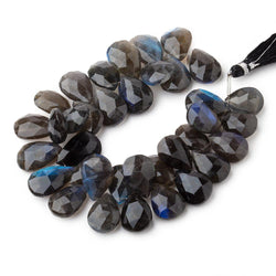 14-18mm Labradorite Faceted Pear Beads 7 inch 36 pieces AA (ONLINE ORDER ONLY)