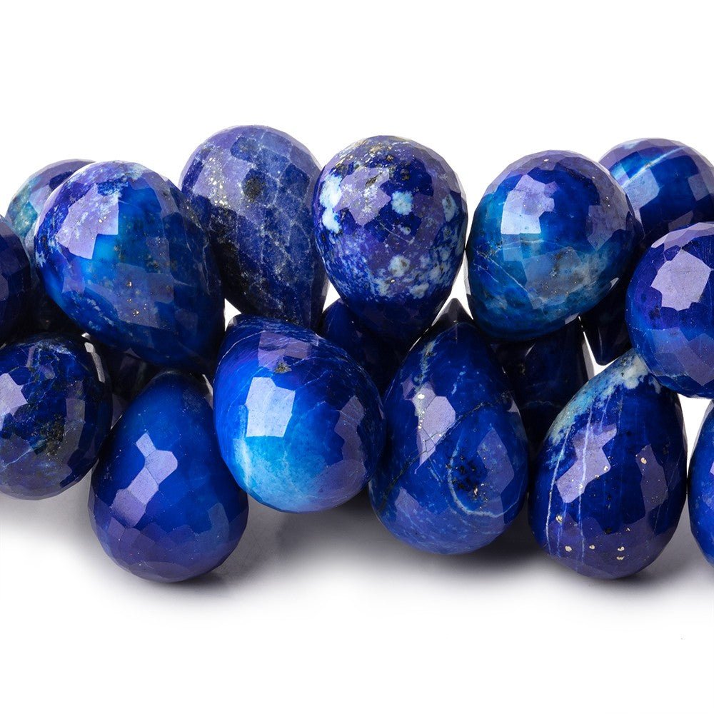 14-19mm Lapis Lazuli Faceted Tear Drop Beads 7 inch 45 pieces AA (ONLINE ORDER ONLY)