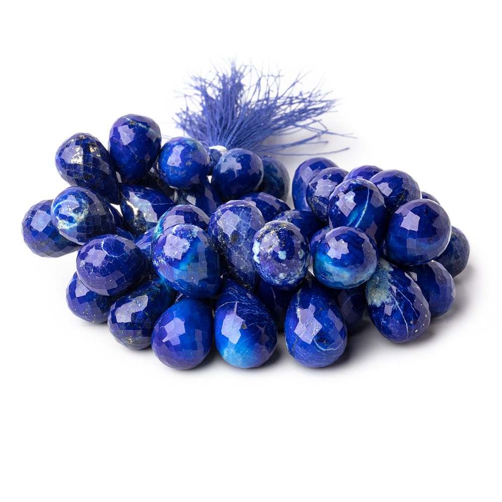 14-19mm Lapis Lazuli Faceted Tear Drop Beads 7 inch 45 pieces AA (ONLINE ORDER ONLY)