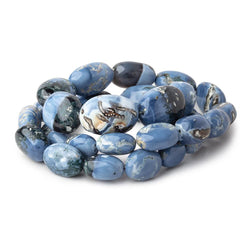 14-23mm Owyhee Blue Opal Plain Nugget Beads 21 inch 28 pieces AAA (ONLINE ORDER ONLY)