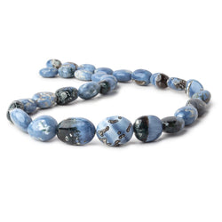 14-23mm Owyhee Blue Opal Plain Nugget Beads 21 inch 28 pieces AAA (ONLINE ORDER ONLY)