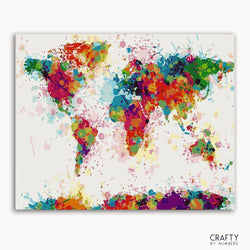 Colorful World Map (ONLINE ORDER ONLY)