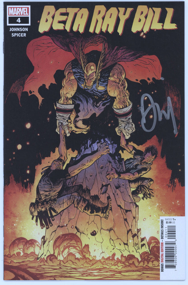 Beta Ray Bill 4 Marvel 2021 NM Signed Daniel Warren Johnson (ONLINE ORDER ONLY)