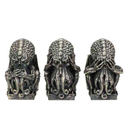 Cthulhu See Hear Speak No Evil Statue Set (ONLINE ORDER ONLY)