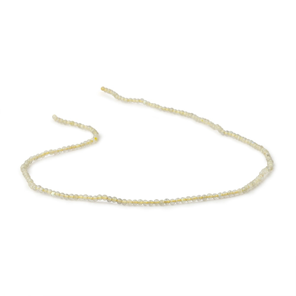 2mm Olive Labradorite Micro Faceted Round Beads 12.5 inch 170 pieces (ONLINE ORDER ONLY)