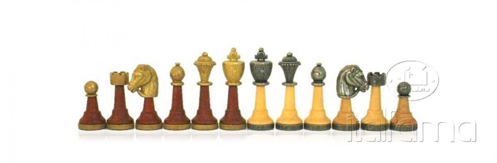 Chess Pieces - Small Staunton Wood and Metal Chess Pieces (ONLINE ORDER ONLY)