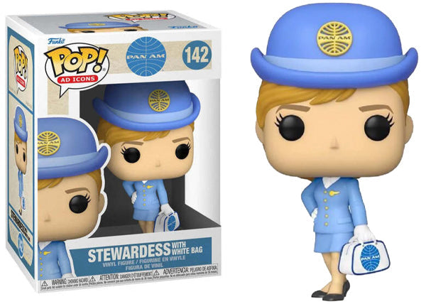 Stewardess w/White Bag (Pan Am, Ad Icons) 142 (Online Order Only)