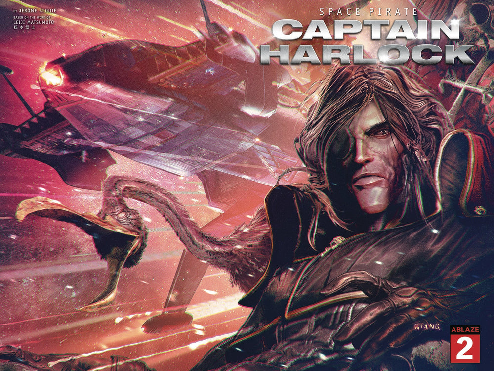 Space Pirate Capt Harlock #5 B John Giang Variant (10/27/2021) Ablaze (ONLINE ORDER ONLY)