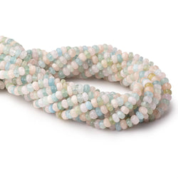 6mm Multi Beryl plain rondelle beads 16 inch 107 pieces (ONLINE ORDER ONLY)