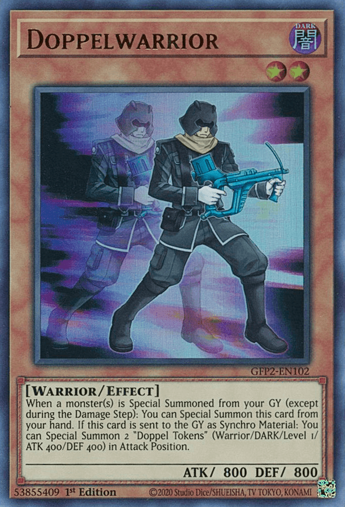 Doppelwarrior [GFP2-EN102] Ultra Rare (ONLINE ORDER ONLY)
