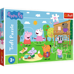 Trefl Maxi Peppa Pig's Fun in the Grass 24 Piece Puzzle (ONLINE ORDER ONLY)