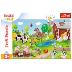 Trefl Babies & The Bear Babies on the Safari 24 Maxi Kids Puzzle (ONLINE ORDER ONLY)