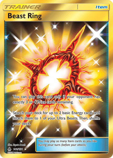 Beast Ring (141/131) [Sun & Moon: Forbidden Light] (Online Only)
