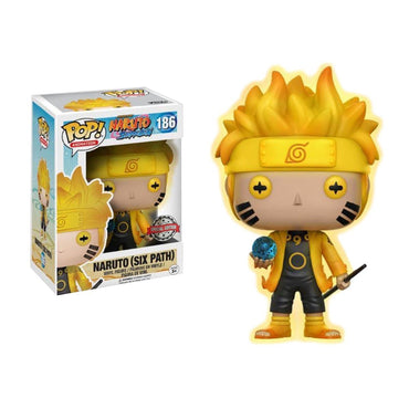 Funko POP! Naruto Shippuden - Naruto (Six Path) (GITD) Vinyl Figure #186 Special Edition Exclusive [READ DESCRIPTION] (ONLINE ORDER ONLY)
