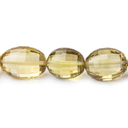 15x12-19x14mm Lemon Quartz Faceted Ovals 16 inch 25 beads AAA (ONLINE ORDER ONLY)