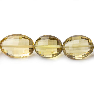 15x12-19x14mm Lemon Quartz Faceted Ovals 16 inch 25 beads AAA (ONLINE ORDER ONLY)