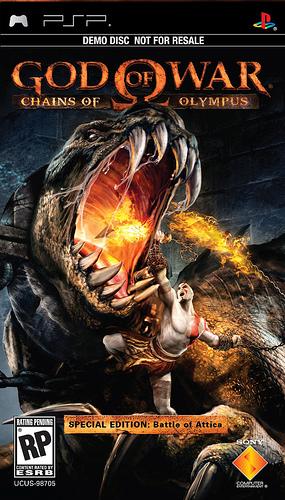 God of War: Chains Of Olympus - Battle of Attica [Demo Disc] (PSP) (ONLINE ORDER ONLY)