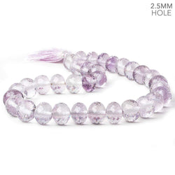 14.5-16mm Amethyst large hole Faceted Rondelle Beads 16 inch 33 pieces AA (ONLINE ORDER ONLY)