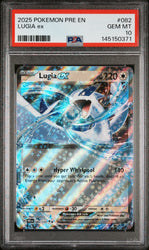 Graded 2025 Pokemon PRE EN Lugia ex #082 Prismatic Evolutions Trading Card Game PSA 10 Gem Mint (ONLINE ORDER ONLY)