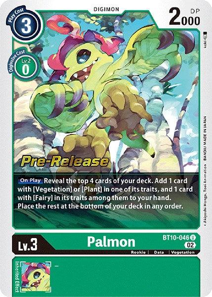 Palmon [BT10-046] [Xros Encounter Pre-Release Cards] (ONLINE ORDER ONLY)