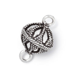 14.5mm Miligrain Petal Design Magnetic Clasp 1 piece (ONLINE ORDER ONLY)