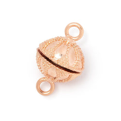 14.5mm Miligrain Petal Design Magnetic Clasp 1 piece (ONLINE ORDER ONLY)