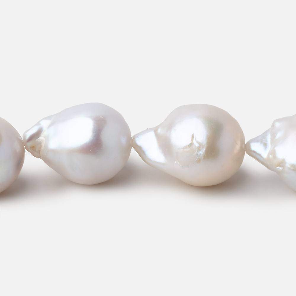 14.5x12-19x15mm Off White Ultra Baroque Freshwater Pearls 16 inch 24 pcs (ONLINE ORDER ONLY)