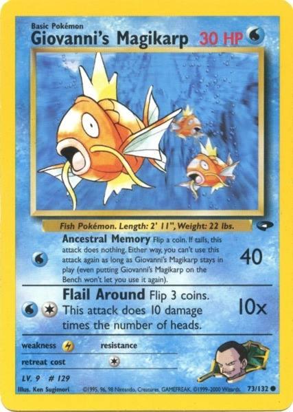 Giovanni's Magikarp (73/132) [Gym Challenge Unlimited] (Online Only)