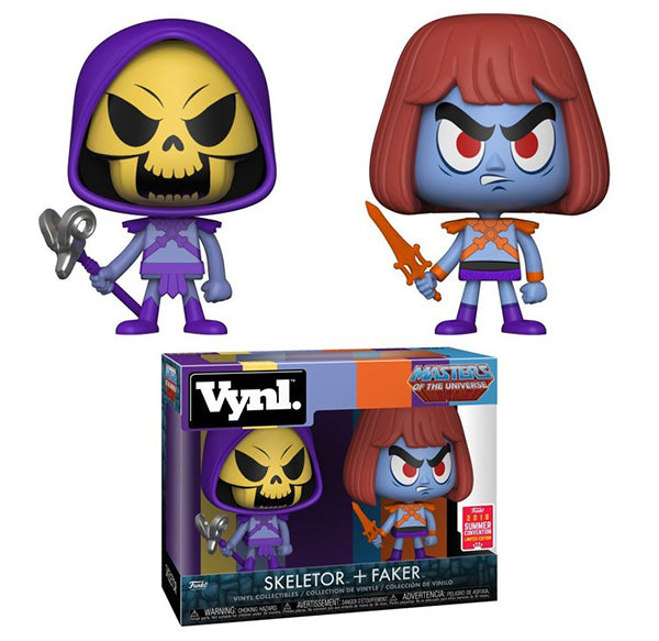 Funko Vynl. Skeletor & Faker - 2018 Summer Convention Exclusive (Online Order Only)