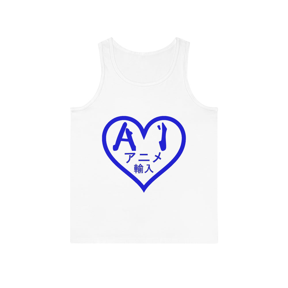 Anime Imports 2010 Heart Logo (Blue) Unisex Soft Tank Top