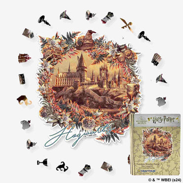 Harry Potter - Hogwarts Castle - Utilitarian Romance Wooden Jigsaw Puzzle (Online Order Only)