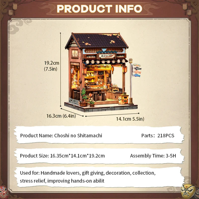 CUTEBEE DIY Miniature House | Choshi no Shitamachi