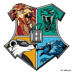 Harry Potter - Hogwarts House Prides Wooden Jigsaw Puzzle (Online Order Only)