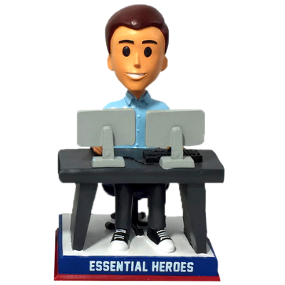 Essential Hero Bobbleheads - Male (ONLINE ORDER ONLY)