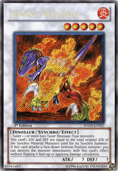 Jurrac Velphito [HA03-EN027] Secret Rare (ONLINE ORDER ONLY)