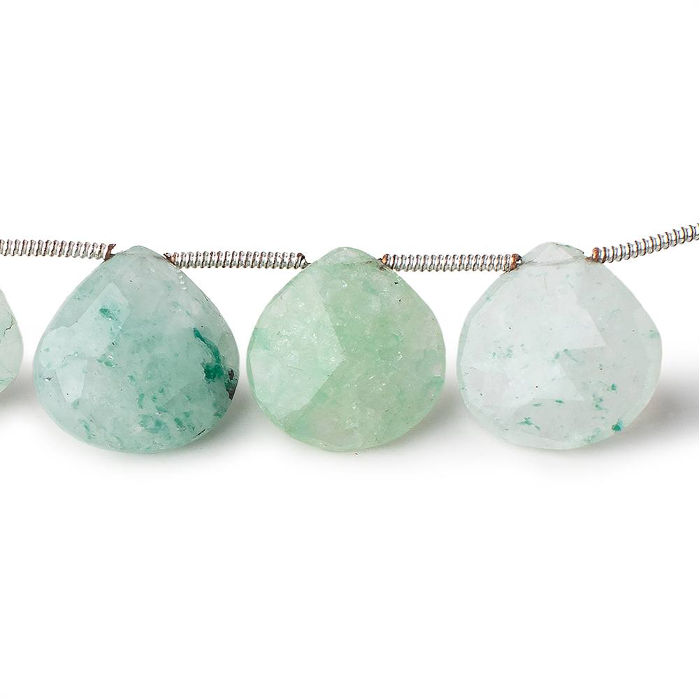 14mm Aventurine Faceted Heart Beads 8 inch 13 pieces (ONLINE ORDER ONLY)