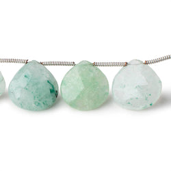 14mm Aventurine Faceted Heart Beads 8 inch 13 pieces (ONLINE ORDER ONLY)
